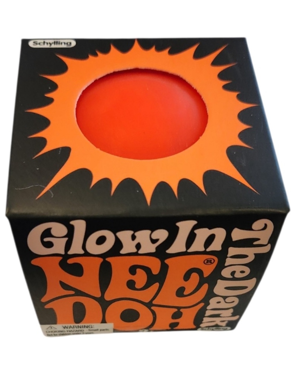 New dog orange Glow In The Dark Stress Ball